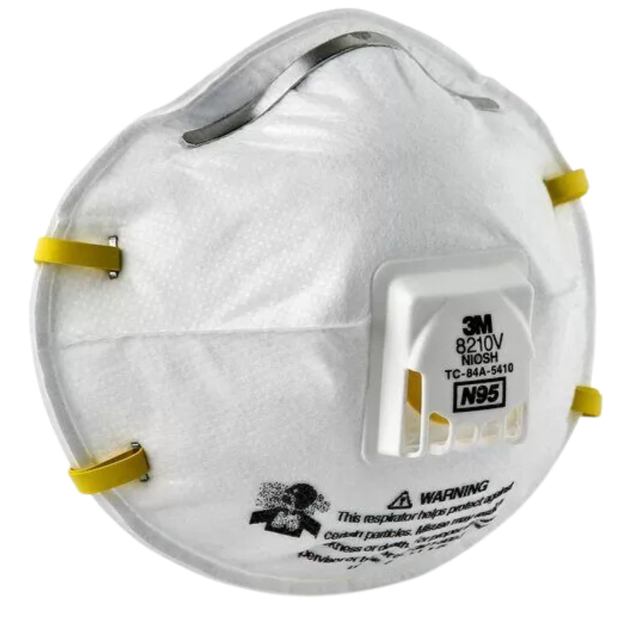 RESPIRADOR CON VALVULA PARA MATERIAL PARTICULADO N95 REF 8210V 3M - Imagen 1