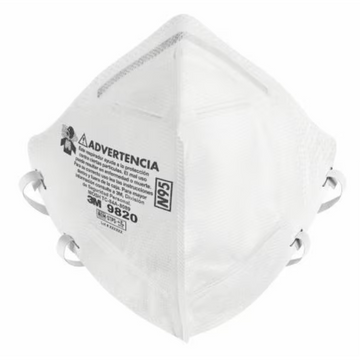 RESPIRADOR MATERIAL PARTICULADO N95 REF 9820 3M - Imagen 1