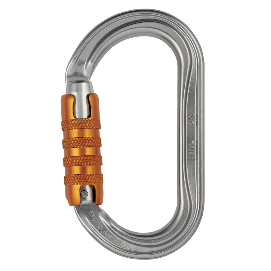MOSQUETON OK TRIACT LOCK 25KN ALUMINIO REF M33A TL PETZL - Imagen 1
