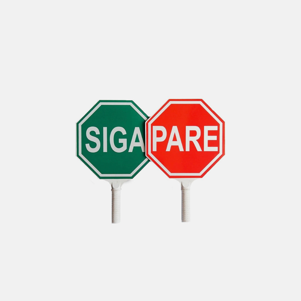 PALETA PARE Y SIGA 45 CM X 45 CM - Imagen 1