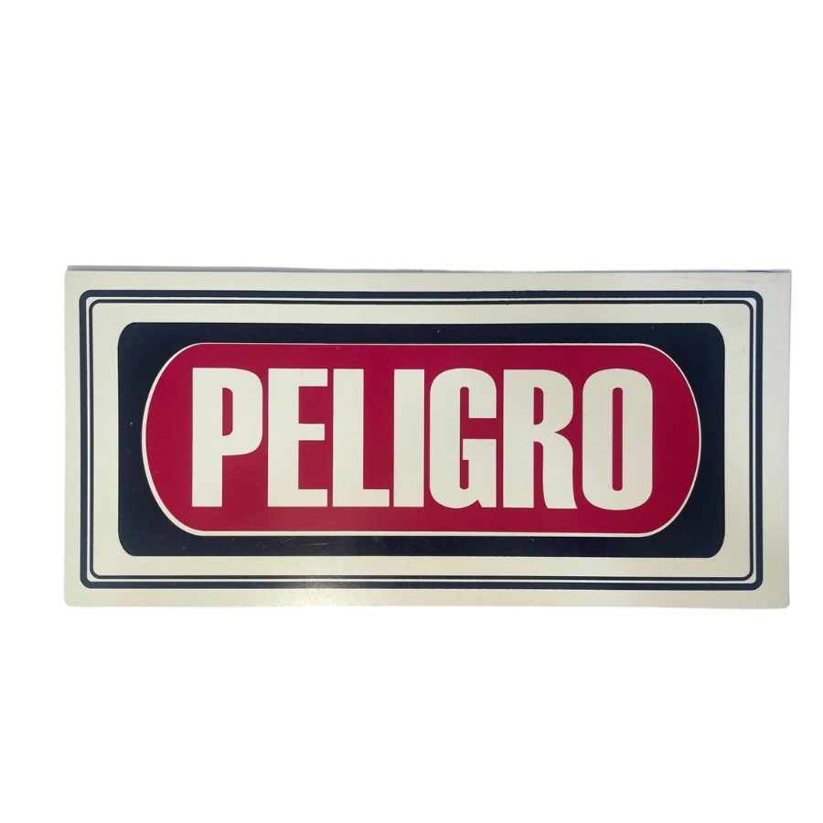 LETRERO DE SENALIZACION 30 X 15 CM STANDARD-PELIGRO - Imagen 1