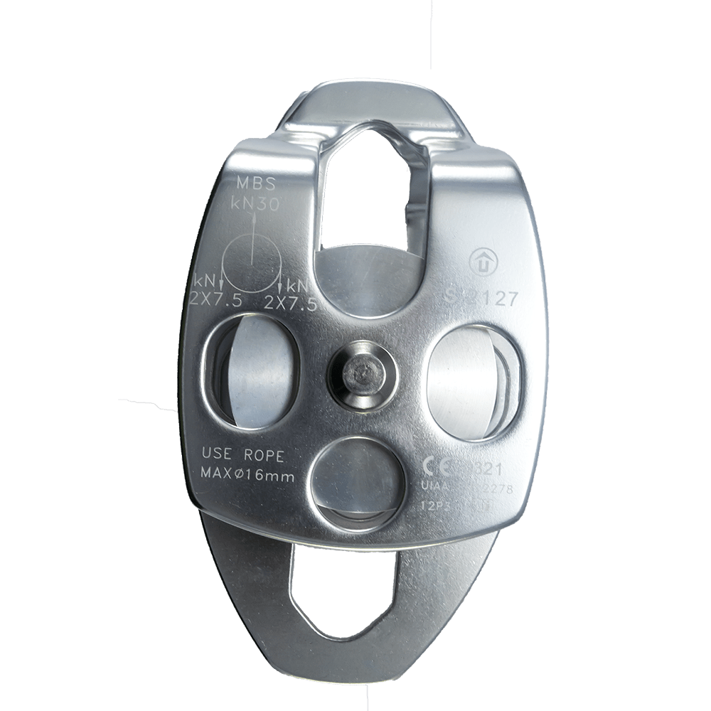 POLEA DOBLE PARA CUERDA 13MM A 16MM 50-48 EPI - Imagen 1