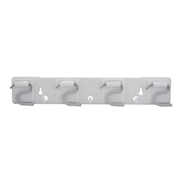 PORTA ESCOBA PLASTICO X 4 GANCHO METALICO 0463 FULLER PINTO - Imagen 1