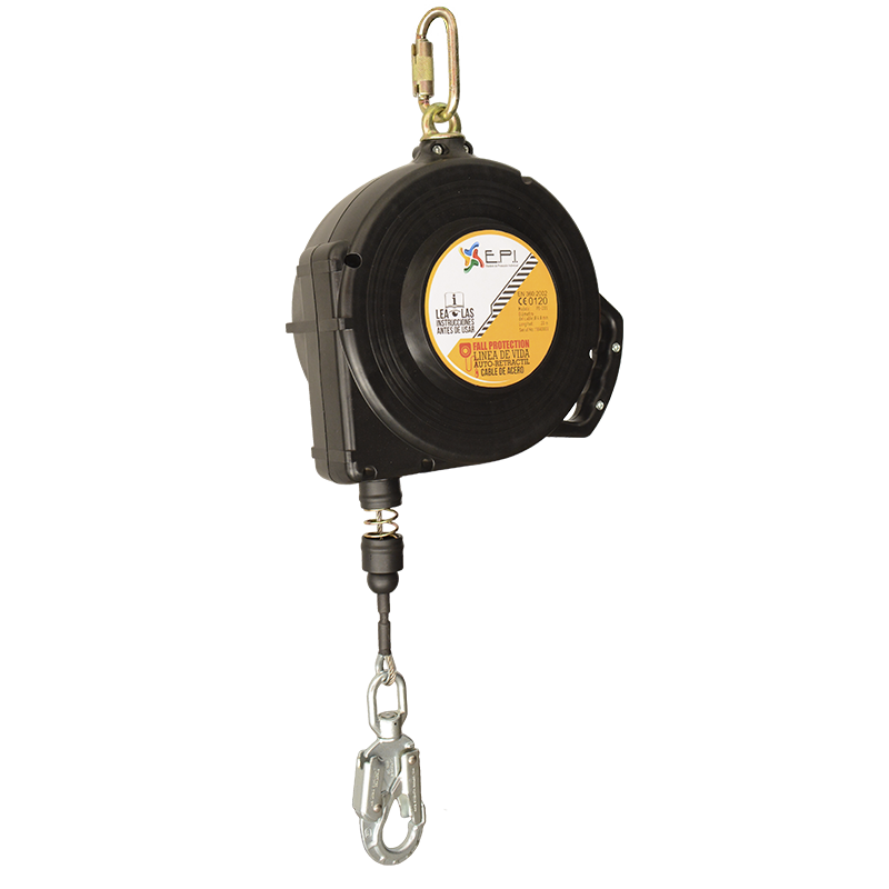 RETRACTIL CON GUAYA EN ACERO GALVANIZADO DE 20MTS CARCASA TERMO PLASTICA PE-20S EPI - Imagen 1
