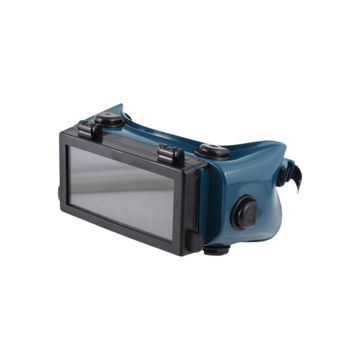 MONOGAFA DE SEGURIDAD PARA SOLDAR VERDE RECTANGULAR VISOR LEVANTABLE - Imagen 1