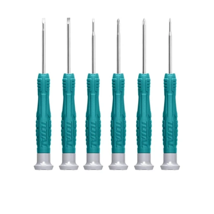 JUEGO DE DESTORNILLADOR 6 PIEZAS DE PRECISION THT250PS0601 TOTAL - Imagen 1