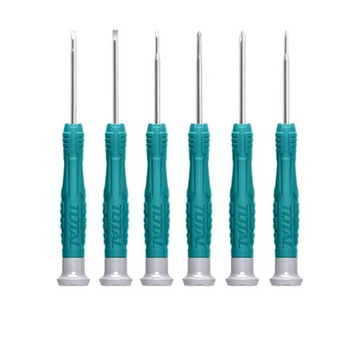 JUEGO DE DESTORNILLADOR 6 PIEZAS DE PRECISION THT250PS0601 TOTAL - Imagen 1
