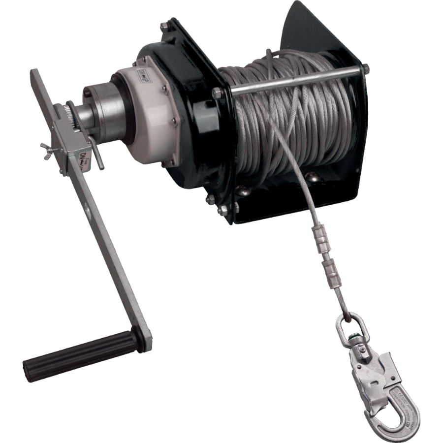 TORNO ELEVADOR MANUAL DE CABLE GALVANIZADO  6 MM LARGO 20 MTS TR00520 DELTA PLUS - Imagen 1