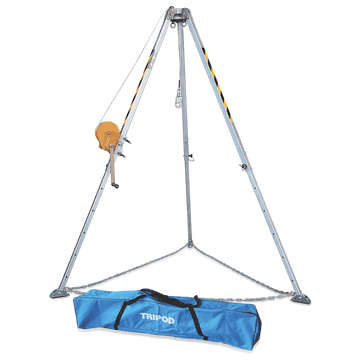 TRIPODE TELESCOPICO DE ALUMINIO PARA RECINTOS CONFINADOS + WINCHE DE 20 MTS + BOLSA DE ALMACENAMIENTO HD-240-20 EPI - Imagen 1