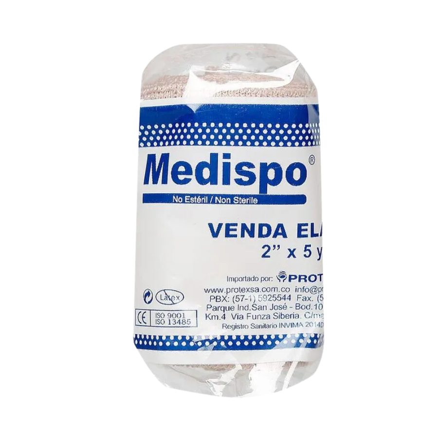 VENDA ELASTICA DE 2 X 5 YARDAS MEDISPO - Imagen 1