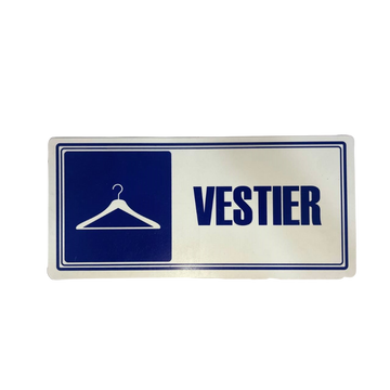 LETRERO DE SENALIZACION 30 X 15 CM STANDARD-VESTIER - Imagen 1