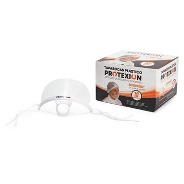 TAPABOCA PLASTICO TRANSPARENTE PROTEXION