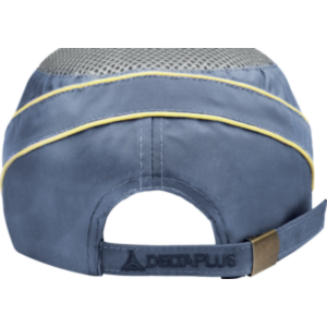 GORRA ANTI-GOLPES TIPO BASEBALL 5 CM GRIS - AMARILLO AIR COLTAN DELTA PLUS - Imagen 3