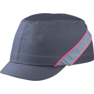 GORRA ANTI-GOLPES TIPO BASEBALL 3 CM NEGRO-ROJO AIR COLTAN DELTA PLUS - Imagen 2