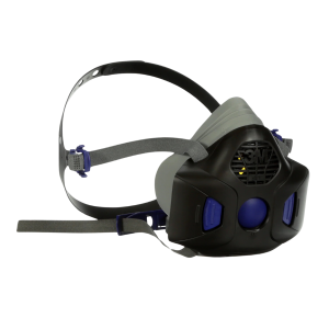 RESPIRADOR MEDIA MASCARA SECURE CLICK CON DIAFRAGMA DE COMUNICACIONHF-802SD 3M - Imagen 2