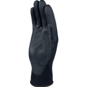 GUANTE DE POLIESTER POLIURETANO NEGRO VE702PN DELTA PLUS - Imagen 2