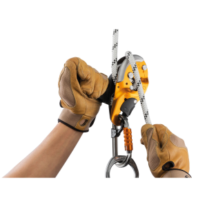 DESCENDEDOR ANTIPANICO ID AMARILLO/NEGRO 10-11.5MM REF D020AA00 PETZL - Imagen 3