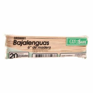 BAJALENGUAS EN MADERA PARA ADULTO X 20 UND