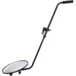 BASTON REVISION VEHICULAR EXTENSIBLE CON LINTERNA ESPEJO DE SEGURIDAD DE 25 CM-D