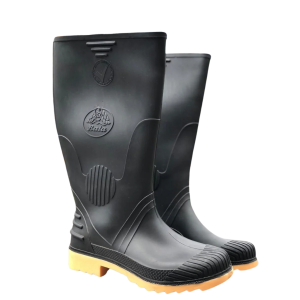 BOTA AGRICOLA PVC NEGRA SIN PUNTERA CANA ALTA