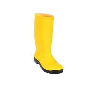BOTA CERRO PVC AMARILLA CON PUNTERA CANA ALTA