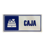 LETRERO DE SENALIZACION 30 X 15 CM STANDARD-CAJA