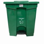 CANECA PLASTICA DE PEDAL 60 LTS VERDE