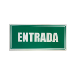 LETRERO DE SENALIZACION 30 X 15 CM STANDARD-ENTRADA