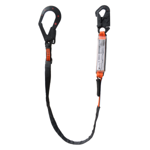 ESLINGA DIELECTRICA CON ABSORBEDOR REGULABLE EN REATA GANCHO GRANDE - GANCHO PEQUEÑO GED-DSRP-2G EPI