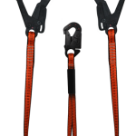 ESLINGA DIELECTRICA EN Y SIN ABSORBEDOR FIJA EN REATA DOBLE GANCHO GRANDE - GANCHO PEQUEÑO GEP-DYRP-2F EPI