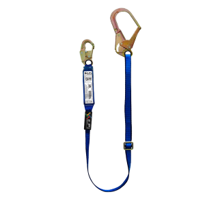 ESLINGA SENCILLA CON ABSORBEDOR REGULABLE EN REATA DOBLE GANCHO PEQUEÑO 50-22GC EPI
