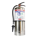 EXTINTOR DE AGUA A PRESION DE 2.5 GL