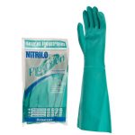GUANTE DE NITRILO VERDE 18" SUPERIOR