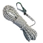 LINEA DE VIDA VERTICAL CUERDA DE 13MM X 10 MTS GANCHO UNITED