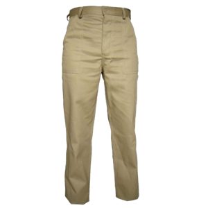 PANTALON DE DRIL HOMBRE COLOR CAQUI RYCO (T28-36)