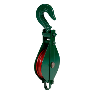 POLEA SENCILLA EN ACERO 4" 1 TON