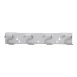 PORTA ESCOBA PLASTICO X 4 GANCHO METALICO 0463 FULLER PINTO