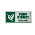 LETRERO DE SENALIZACION 30 X 15 CM STANDARD-PUNTO ECOLOGICO