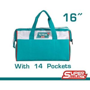 BOLSO PARA HERRAMIENTAS 16 CON 6 BOLSILLOS EXT Y 8 INT CAPACIDAD THT261625 TOTAL