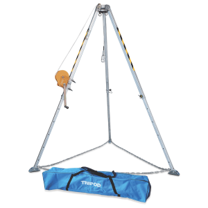 TRIPODE TELESCOPICO DE ALUMINIO PARA RECINTOS CONFINADOS + WINCHE DE 20 MTS + BOLSA DE ALMACENAMIENTO HD-240-20 EPI