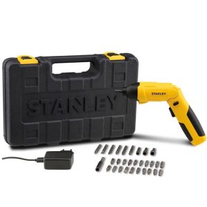 ATORNILLADOR INALAMBRICO 4.0 + 30 ACCESORIOS BATERIAS SCS4K STANLEY