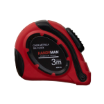 FLEXOMETRO DE 3 METROS CAJA ROJA ABS  / ANCHO HOJA 16MM HANDYMAN